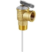 Temperature Pressure Relief Valve with 3/4-Inch Pipe Thread, 150Psi , Designed to Protect Water Heater and Storage, CSA 4.4-2015 Certification