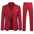 thumbnail image 1 of Traje de hombre Business Casual Traje de 3 piezas Blazer Pantalones Chaleco 9 colores Z, 1 of 1