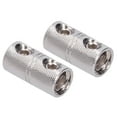 2pcs Power Cord Extension Terminal 0 Gauge Input Output Wire Coupler