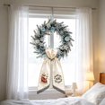 thumbnail image 6 of huayou Holiday Theme Embroidered Wreath Sash, Scalloped Edge Wreath Bow Ribbon for Front Door Wreath, Thanksgiving Christmas Valentine Designs, 6 of 8