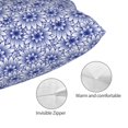thumbnail image 3 of Balery Blue And White Flowers Funda de Cojín Estampada, Regalos para Mujeres, Regalos de Amor para Ella, Regalos para Novia o Esposa, Funda de Almohada-16"x24", 3 of 6