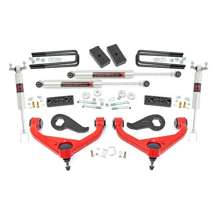 Rough Country 3" Lift Kit for 20-25 Chevy Silverado/GMC Sierra 2500 HD- 97740RED