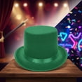 thumbnail image 5 of YAWUBT Magician Felt Top Hat for Adults, Butler Costume Top Hat, Ringmaster Hat, Steampunk Hat, Dress Up Party Hat, 5 of 6