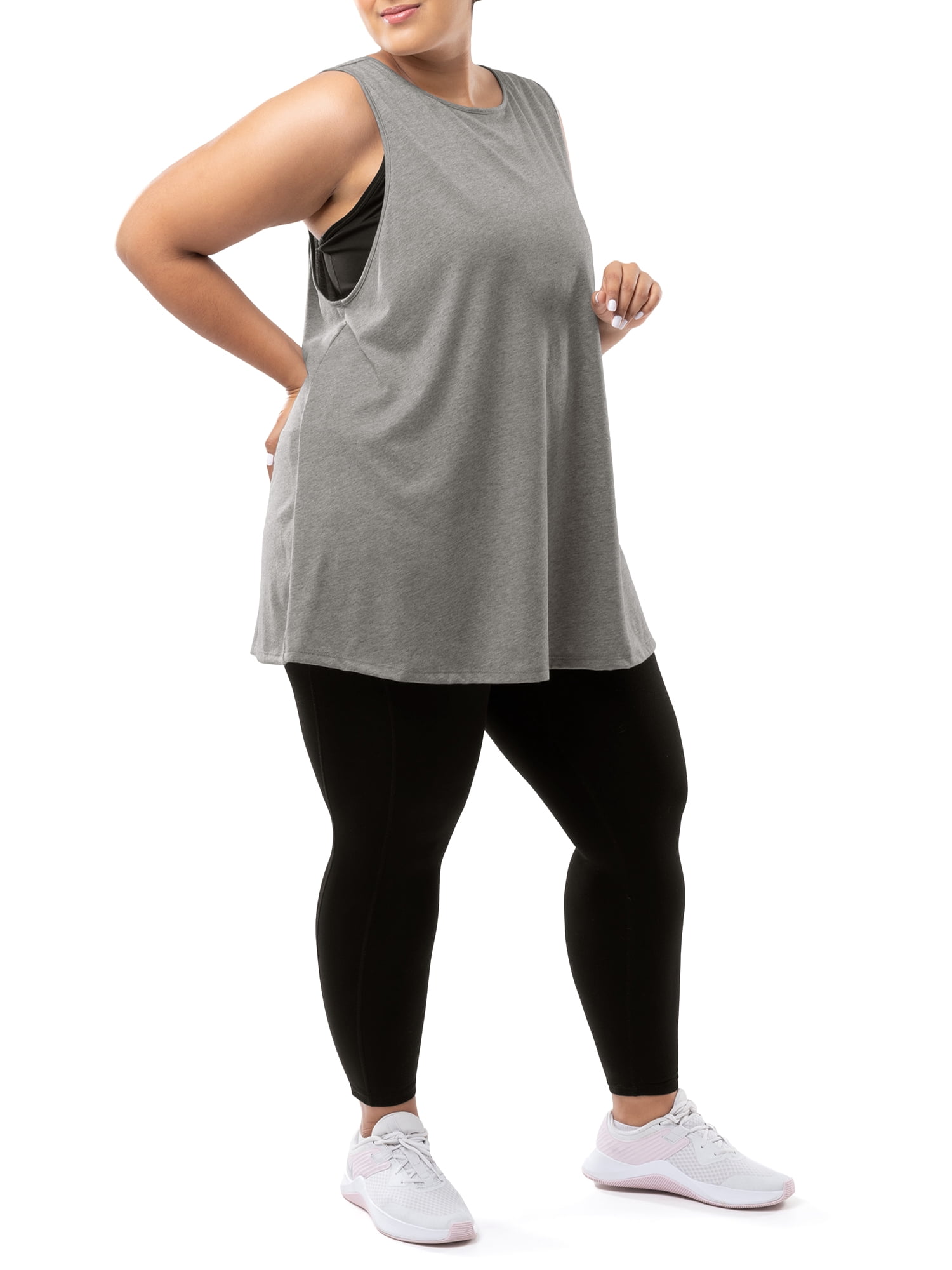 Athletic Works Women's Plus Active Muscle Tank