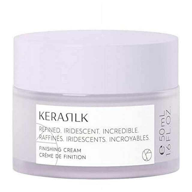 KERASILK Finishing Cream | Smooths Flyaways & Fights Frizz | Definition & Refinement | Provides Soft & Touchable Finish | 50ml