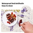 thumbnail image 5 of Square Leather Placemat Set One SizeX2 Heat-Resistant Washable Kitchen Table Decorations Butterflies and Wisteria Flowers, 5 of 8