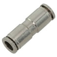 thumbnail image 1 of Air Tube Nickel Plated Brass Fitting Hose Connector Metal Pneumatic Connection Pu8, 1 of 10