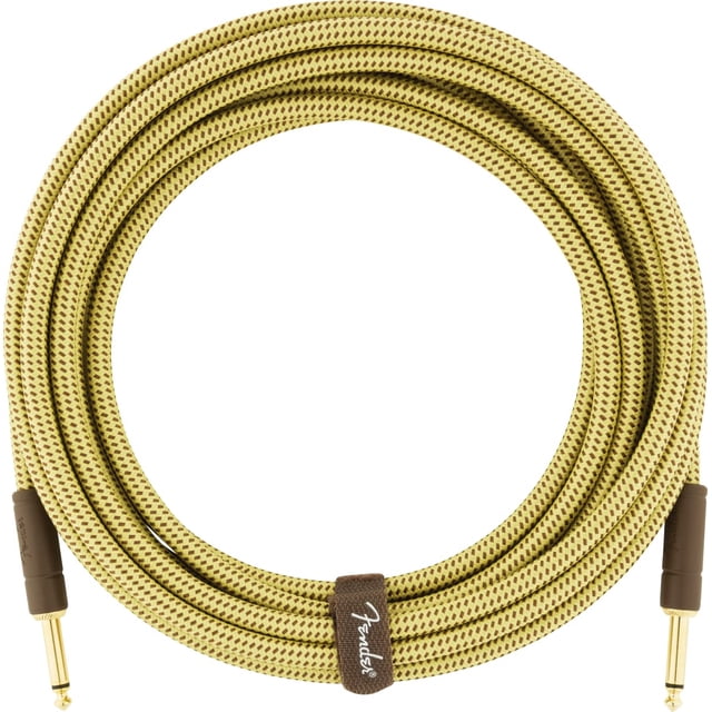 Cable de instrumento Fender Deluxe Series para guitarra, 3 m, tweed