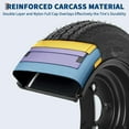 thumbnail image 6 of 2-Pack Trailer Tire on Rim 4.80-8 480-8 4.80x8 4 Lug 8In Trailer Tires and Wheels Load Range B 6PR Black, 6 of 8