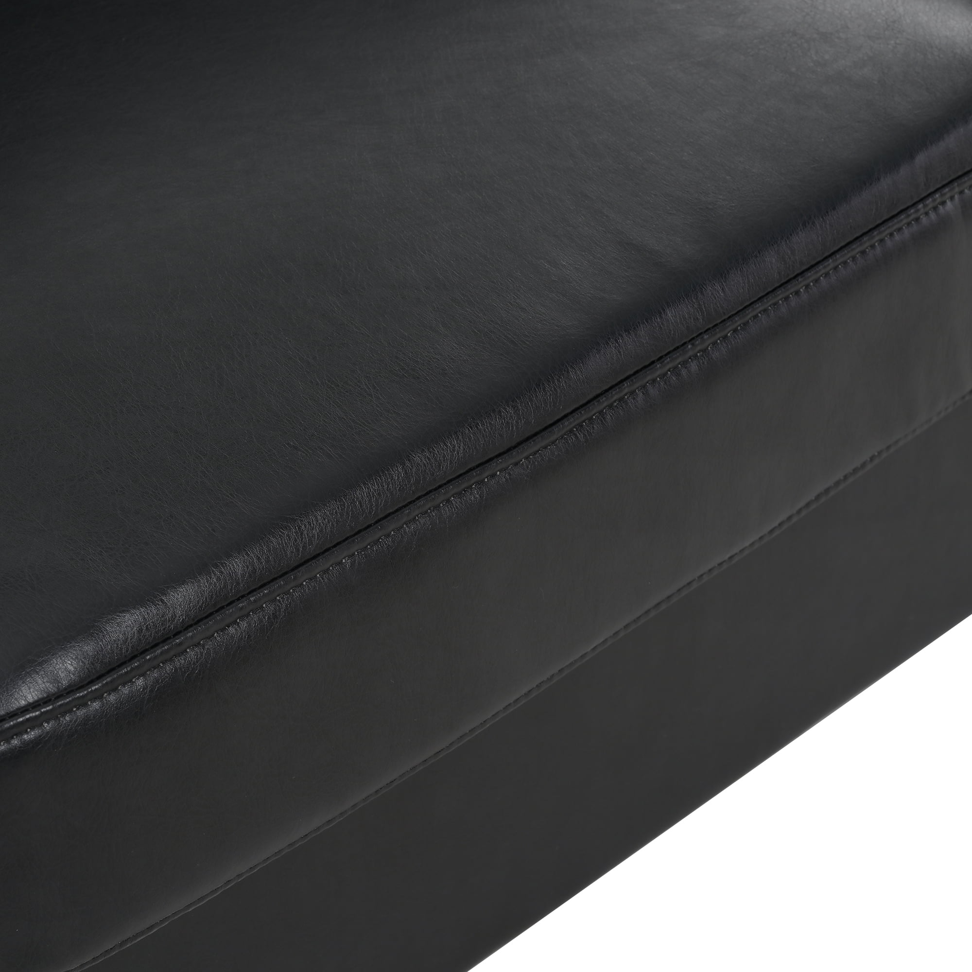 Kadyn 77" Sofa Couch, 3 Seat Comfy Couches for Living Room, Upholstered PU Sofa with Iron Wood Structure, Black Kadyn 77" Sofa Couch, 3 Seat Comfy Couches for Living Room, Upholstered PU Sofa with Iron Wood Structure, Black