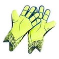thumbnail image 1 of Guantes de fútbol Colamx protección de manos antideslizante látex transpirable Verde 7, 1 of 8