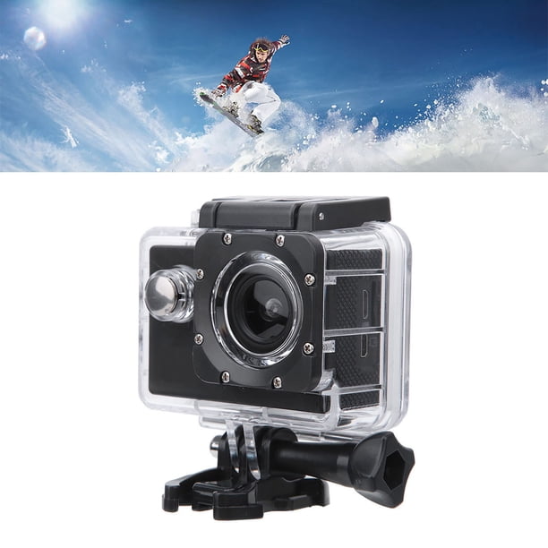 Kit De Montaje De Cámara De Acción HD 1080p Capaz De Realización Real: Verificación En Línea De Tiempo Para Actividades Al Aire Libre Extremas Negras