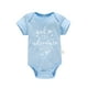 thumbnail image 1 of Gibobby Mameluco para niña Mono de manga corta con estampado de para niños y niñas, ropa para recién nacidos(Azul, 0-3 Meses), 1 of 4