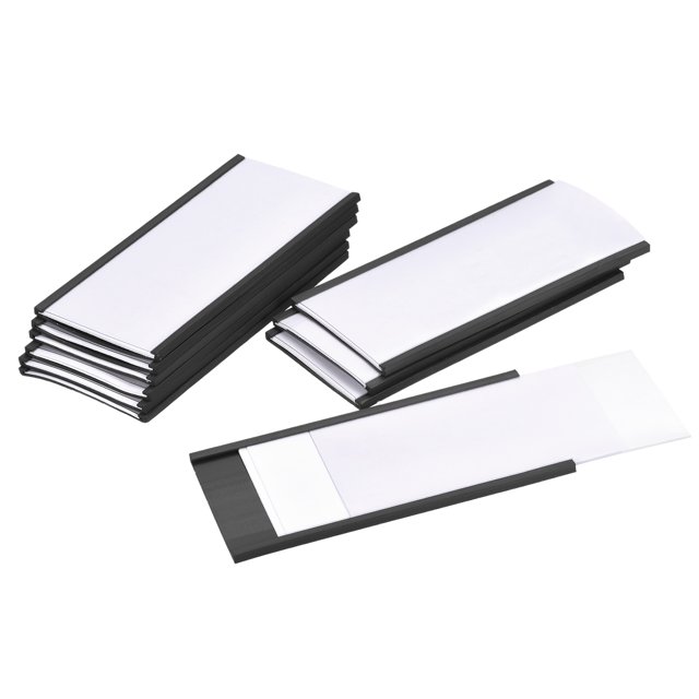 Etiquetas Soportes Unique Bargains 4 x 2 C Canal Caucho Magnético Paquete de 20