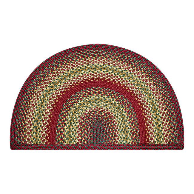 Homespice Decor 533128 24 x 39 in. Cider Barn Half Moon Jute Half Moon