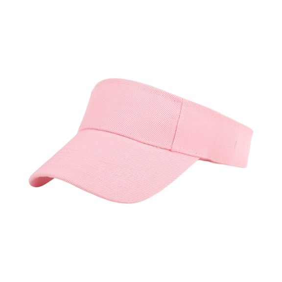 Fabrcox Sun Visor Hats for Girls Boys Lightweight Adjustable Visor Preppy Back to School Sports Hat for Running Tennis Going Out 20.08-21.26"