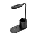 thumbnail image 3 of 3-in-1 Multi-Function Table Lamp, LED Desk Lamp with 15W Wireless Charger & Pen Holder, 3 Brightness Levels, Touch Control, Flexible Gooseneck, Eye-Caring Energy-Saving, for Home Office Study, 3 of 9