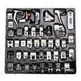thumbnail image 1 of 42PCS Domestic Sewing Machine Foot Presser Feet Set For Brother Singer Janome, 1 of 12