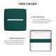 thumbnail image 5 of Balery Dark teal green Porta Pañuelos de Cuero con Estampado – Funda Moderna Cuadrada para Caja de Pañuelos, Dispensador 5x5x5'', 5 of 7