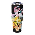 thumbnail image 4 of Eevee Cute Car Cup Tumbler with Handle & Straw 40Oz Cupholder Water Bottle Insulated Stainless Steel Cup, 4 of 8