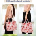 thumbnail image 4 of FORMRS Womens Corduroy Tote Bag Crossbody Shoulder Handbag with Pocket, Bunnies and Hearts, 4 of 7