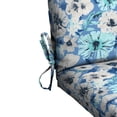 thumbnail image 5 of Mainstays 37" L x 19.5" W Blue Floral 1 Piece Rectangle Outdoor Chair Cushion, 5 of 8