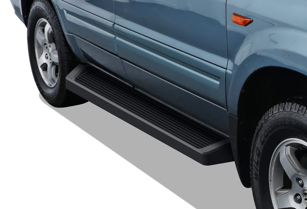 APS iBoard Black Running Boards Style Compatible with Honda Pilot 2003