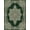 Dark Green, Pattern 1, variant on ODIKA 8'x10' Washable Area Rug Bold Emblem Interlocking Motifs Transitional Faded Decorative for Living Room, Under Sectional, Family , Durable, Non-Slip