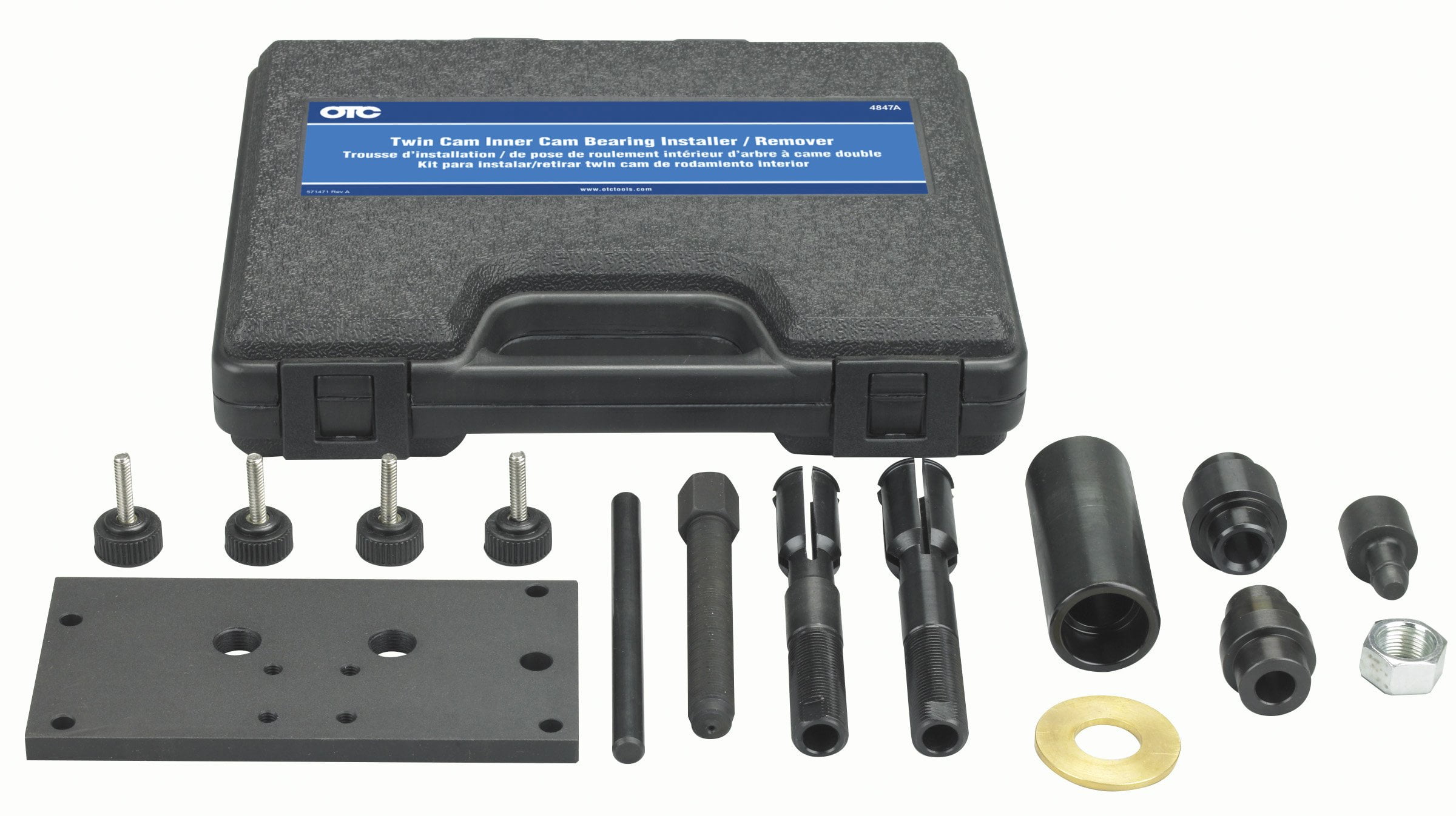 Otc 4847A Twin Cam Inner Cam Bearing Remover/installer Kit Walmart