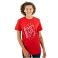 thumbnail image 3 of Hungry Humble Hustle Inspirational Men's Graphic T Shirt Tees Brisco Brands L, 3 of 6