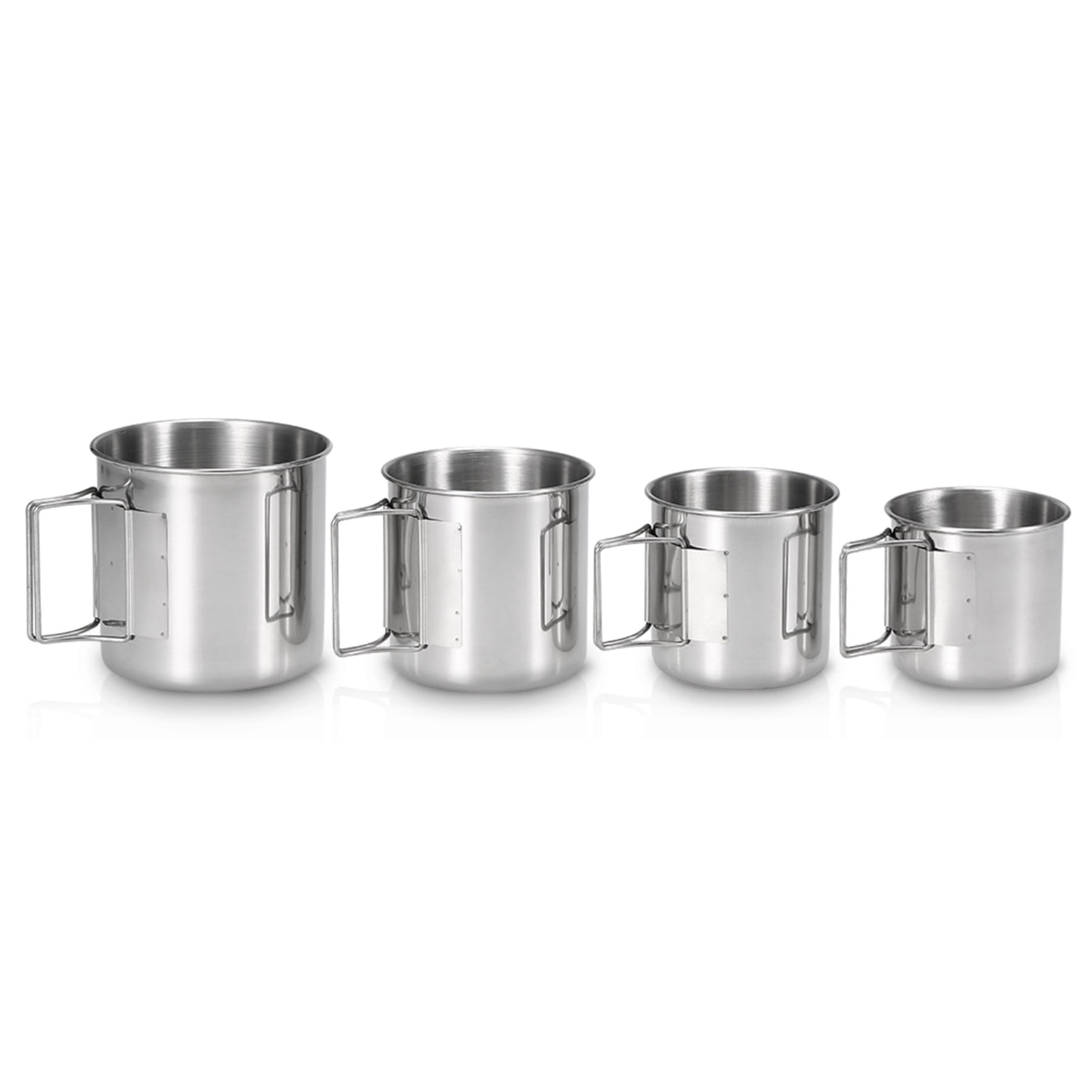 Folding Water Cup Stainless Steel together Folding Drinking Cup L/P