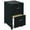 Black, variant on Pemberly Row 18" 2-Drawers Mobile Metal Vertical Filing Cabinet in Pearl White