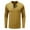 Yellow, variant on ameIAEA Fall Shirts for Men Long Sleeve Crewneck Button Shirts Solid Color Work Tops with Pockets