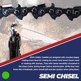 thumbnail image 2 of Proven Part (3) Semi Chisel Chain 1/4" Pitch .043 Gauge 72DL Fits Stihl 3670 005 0072 (1) Qt Oil (3) Files, 2 of 10