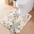 thumbnail image 7 of GZHJMY Watercolor Birds Paisley Bathroom Rug - 16" x24" Ultra Soft Non Slip Bath Mat Absorbent Plush Shaggy Bath Rugs for Tub, Shower, Bath Room, Machine Wash Carpet Runner, 7 of 7