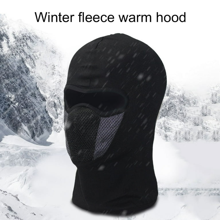 Winter Windproof Fleece Ski Mask Balaclava Headwear Motorcycle Thermal Mask  Bandanas