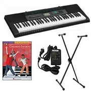 Casio CTK2550 Keyboard Package w/Adapter, Stand & Children's Favorites Book
