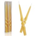 thumbnail image 4 of XINAOBAOLUO 9.3 inch beeswax Taper Candles Scented Candles Smokeless Candle Sticks Twisted Candles Pack of 2, 4 of 8
