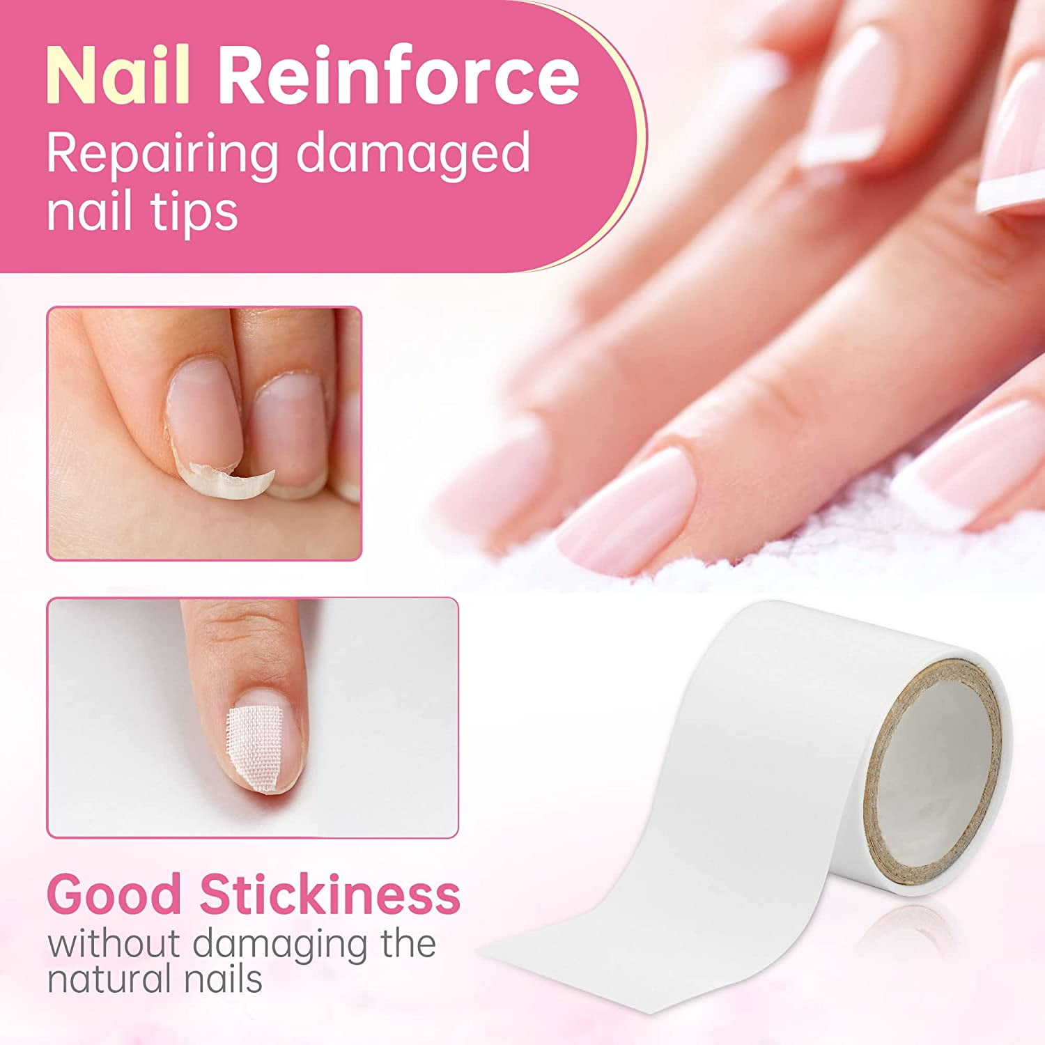 Buy 5ml Instant Cracked Nail Repair Gel, Nail Strengthener, Phototherapy  Glue, Nail Recovery for Restore Weak Nails, Broken Nail, Damaged Nails -  Instantly Fill in and Fix Nail Cracks Flawlessly (1pc) Online at Low Prices  in India - Amazon.in