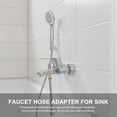 thumbnail image 3 of Monyance garden hose to sink faucet adapter Adapter Sink Hose Garden Portable Washer Quick Connect Tap Connector Kitchen Male Female Bathroom Snap Dishwasher(1.57X1.5X1.18Inches), 3 of 10