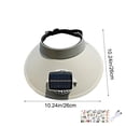 thumbnail image 2 of ddioayh Solar Powered Sun Hat with USB Rechargeable Fan Wide Brim Outdoor Sun Protection Hat for Adults Hiking Beach Travel, 2 of 6