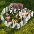 thumbnail image 2 of MasteelfCA 20Pcs Decorative Fence Decors Mini Emulation Fences Farm Imitation Fences, 2 of 8