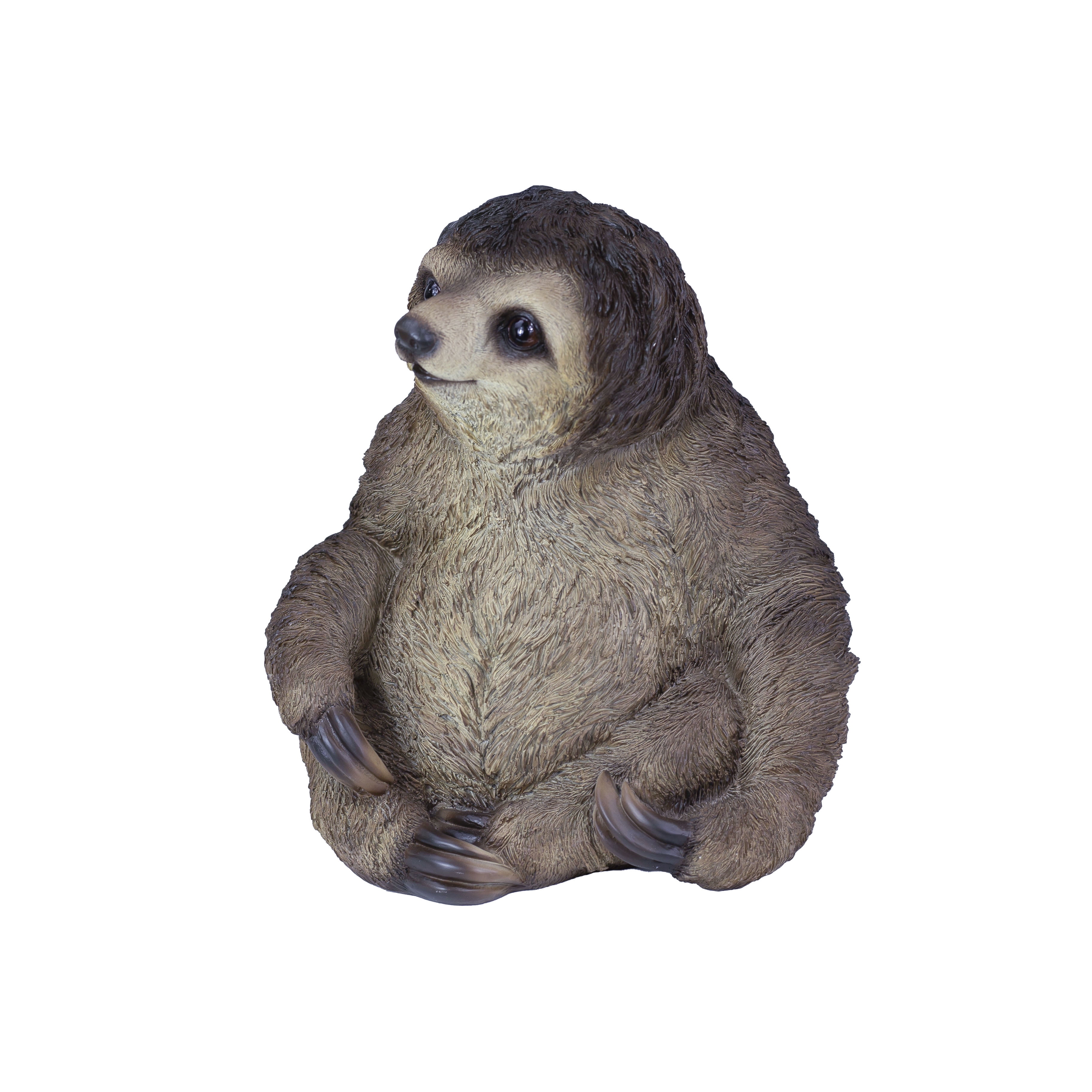 SOREAL Brown Sloth Decorative Figurine for Home & Office Décor, Handcrafted Resin Statue, Realistic Design, Collectible Animal Accent, Weather-Resistant Indoor/Outdoor Decor