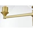 thumbnail image 4 of Living District Foster 3 light Brass and Clear Bath Sconce, 4 of 7