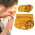 thumbnail image 4 of Bolsa de PU DIY, juego de tejer, funda de bolso de hombro, correa de hombro ajustable de repuesto Amarillo jinwen Fabricación de bolsos de mujer DIY, 4 of 8