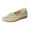 Beige, variant on Womens Slip On Ballet Flat Shoes Comfortable Trendy Walking Work Loafers Casual Driving Moccasins Penny Loafer Pink 36