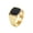 Gold, variant on HIJONES Industrial Statement Men's Ring Titanium Steel Inlaid Carbon Fiber Square Jewelry Gold 11
