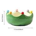thumbnail image 3 of MKHSQHDG Sales Today Clearance Ceramic Fruit Bowl Cute Orange Shaped Home Fruit Rack with 6 Spoon Decorative Bowl for Kitchen Bedroom Living Room Counter, 3 of 4