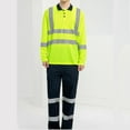 thumbnail image 4 of 2 Piece Sets for Men Outdoor Work Long Sleeve Shirt and Pants with Pockets Construction Workwear Outfit Set, 2XL, 4 of 5
