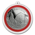 thumbnail image 3 of 1 oz Silver Round - 2017 Seasons Greetings: Farmhouse, 3 of 3